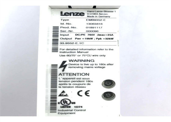 Lenze EMB9352-E Nieuwe servo-aandrijvingen met variabele frequentie-omvormer