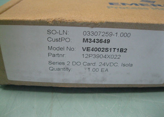 Overtollige de Voedingmodule KJ3208X1-BA1 VE4002S1T1B1 12P3904X022 van Emersondeltav