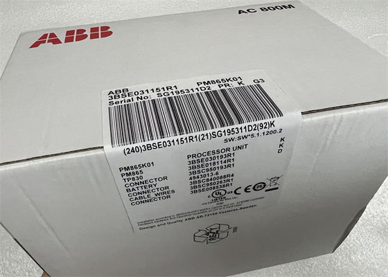 PM865K01 | ABB | Compacte de Hardwareselecteur AC800M cpu 3BSE031151R1 van de Productreeks