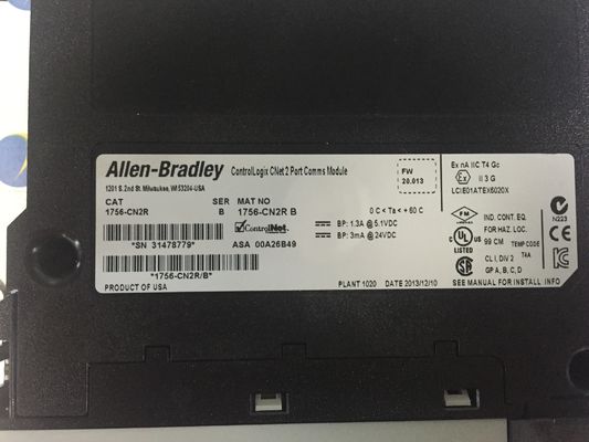 De Interfacemodule 128 van 1756-CN2R ControlLogix ControlNet Verbindingen