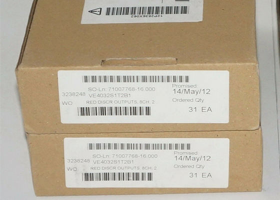De OUTPUTkaart VE4032S1T2B1 KJ3202X1-BA1 8CH 24VDC van EMERSON DeltaV REDUN GEEN TERM BLOK