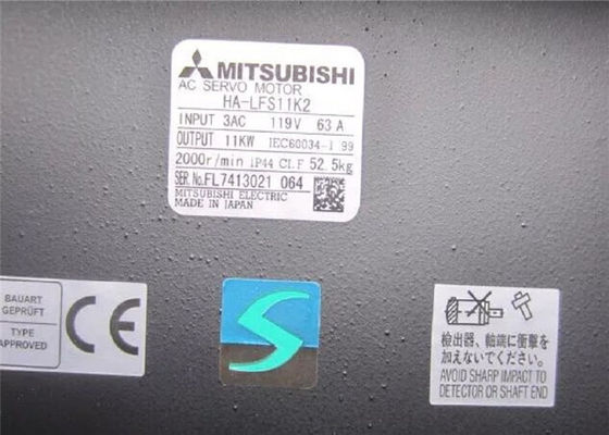 Ha-LFS11K2 de Industriële Servomotor driefasen11.0kw 2000 t/min van Mitsubishi