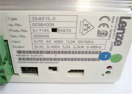 Lenze 33,8213 euro AC DRIVE 2,2 kW/3 HP 400 VAC 50/60 Veranderlijke de Frequentieomschakelaar van Herz