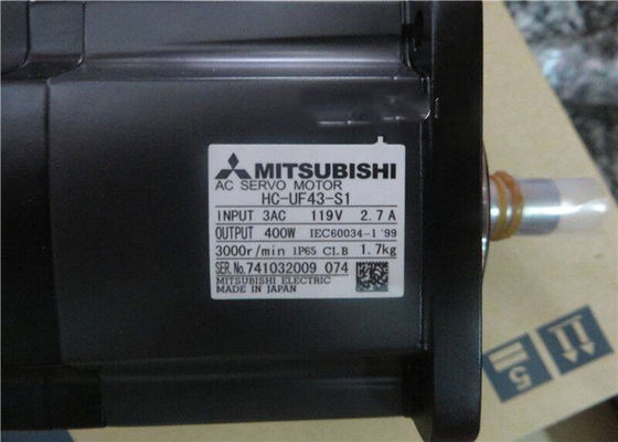 De Motor hc-uf43-S1 Industriële AC Servomotor 3000rpm van Mitsubishi 400W NIEUW in voorraad