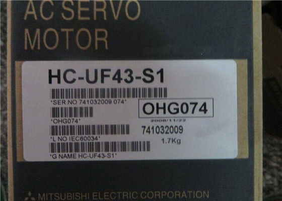 De Motor hc-uf43-S1 Industriële AC Servomotor 3000rpm van Mitsubishi 400W NIEUW in voorraad