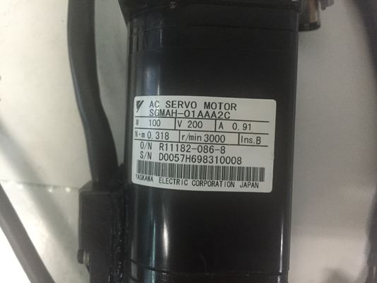 Sgmah-01AAA2C AC de Servomotor 220V 3000r/min 0.91A van Servomotoryaskawa AC