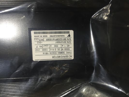 De ELEKTRISCHE AC SERVOmotor 42.1A N.m30.0 r/min 1500 van sgmgh-55a2a-YR14 YASKAWA