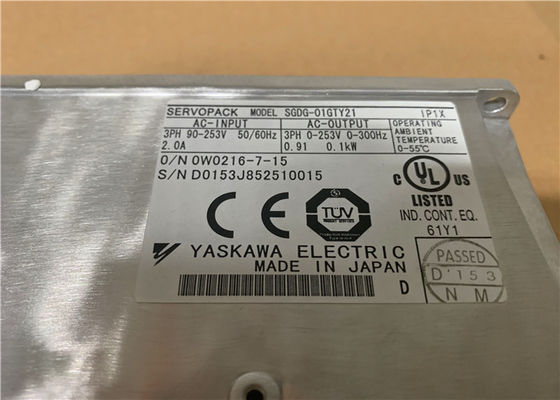 Industriële Ac Servopakyaskawa ELEKTRISCHE sgdg-01GTY21 SERVOPACK Input 90-253V