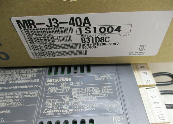 400W van de de Servomotoraandrijving M.-j3-40A van MITSUBISHI AC van de de impulsinterface de Universele bestuurder Amplifier