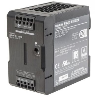 DE SCHAKELAARwijze 120 WATTS 24 VAN OMRON S8VK-S12024 VDC 5 AMPÈRE 100-240 VAC DUW BINNEN