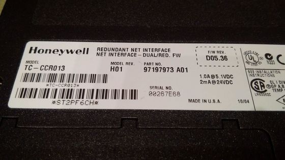Van de de Interfacemodule van Honeywell tc-CCR013 ControlLogix Overtollige ControlNet de Outputmodule