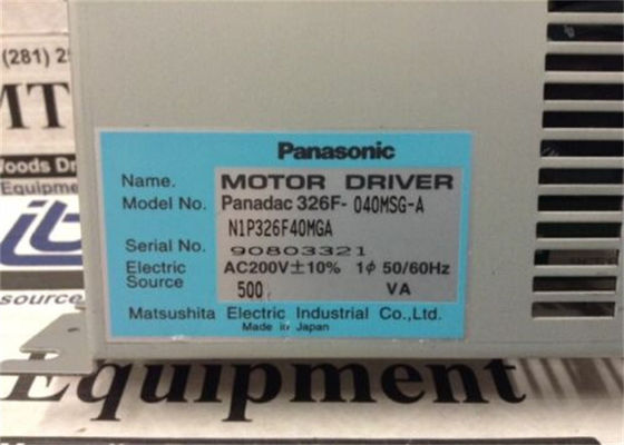 DE BESTUURDERSeenheid VAN PANASONIC P326F-040MSGA VOOR MOTOR 200V 50/60HZ 300VA