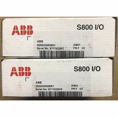 DE INPUTmodule DIGITALE 24 VDC 16 KANAAL DI801 VAN ABB 3BSE020508R1