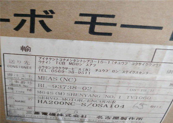 Ha200nc-s Industriële Servomotor Mitsubishi 3ph 3.5kW MELSERVO Ha