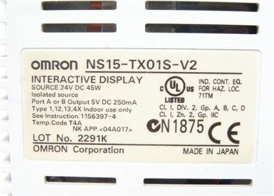INTERFACE 15 van de Omronns15-tx01s-v2 EXPLOITANT het ZILVER van TCHS ETN+SERIAL+USB