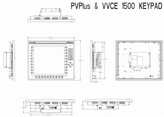 Allen Bradley PanelView Plus 7 Standaard2711p-t15c22d8 S-B Color Touch 15 ENet gelijkstroom