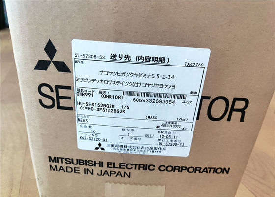 1.5KW industriële AC Servomotor hc-SFS152BG2K met Toestel anfj-l20-SV-5