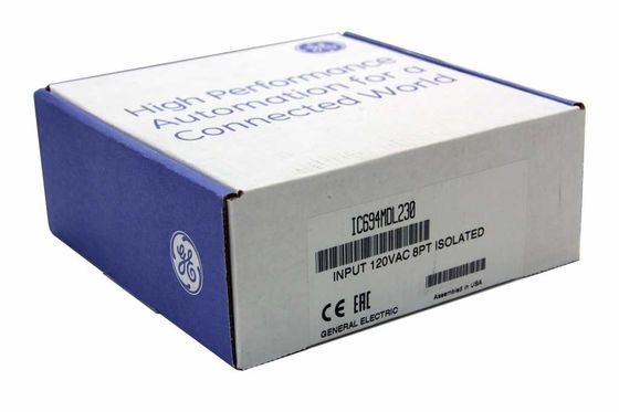 GE IC694MDL230 50/60 Herz 120 volts AC 0 tot 132 volts AC 60 mA van 5 V vervoert per bus