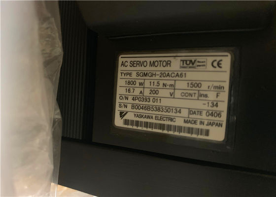 De industriële Servomotor sgmgh-20ACA4C van Servomotoryaskawa 11.5N.m 16.7A 200V AC