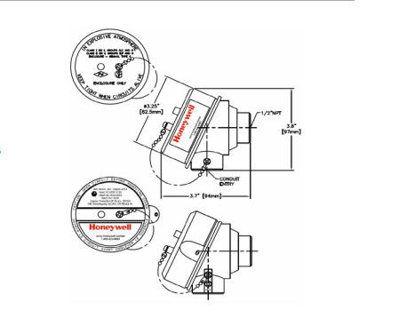 Honeywell STT 3000 de Modellen STT820, STT830, STT840 van de Reeksstt800 Temperatuur