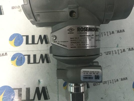 In-Line de Drukzender -14,7 van 3051TG2A2B21A Rosemount 3051T aan 150PSI