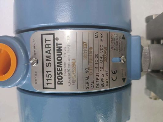 Rosemount 9295 2 tot 6 in -20 tot 850 °F 316 EERSTE de Stroommeter van het Koolstofstaalproces met de Verzamelleiding van 3051SMV 305