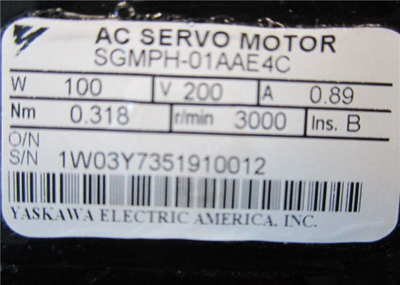 Sgmph-01AAE4C de Industriële Servomotor C van Servomotoryaskawa 100W 200V 0.89A AC
