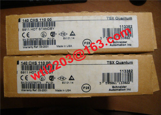 Heet Reserveplc van Modulemodicon Quantum Programmeerbaar Logicacontrolemechanisme 140CHS11000