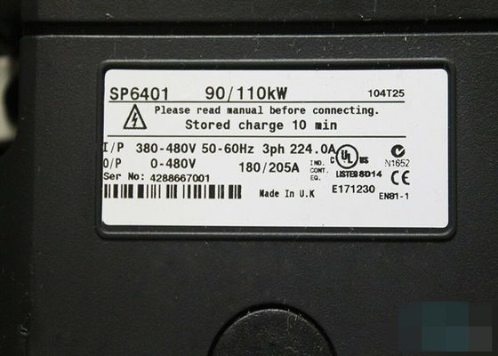 Van de Techniekenunidrive SP6401 90kw/110kW van de Nideccontrole de Omschakelaars0-480v 180-205A Servoaandrijving