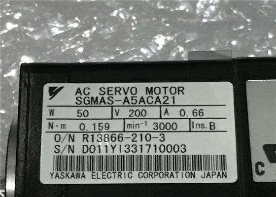 Sigma II de SERVOmotor 50W 0.66A 0.159N.m van YASKAWA SGMAH van sgmas-A5ACA21 AC