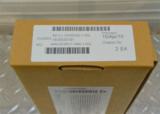 KAART van de voedingkj3231x1-ba1 VE4003S7B1 12P2957X042 de Overtollige Module Geïsoleerde Input