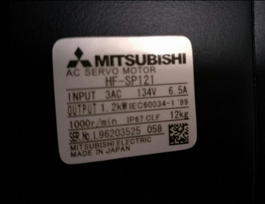 HF-SP121 AC de Industriële Reeks 1W 2000RPM van Servomotormitsubishi HF