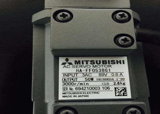 De Industriële Servomotor 3000r/min Ha-FF053BG1 Ha-FF053BG2 van Mitsubishi 50W met Toestel