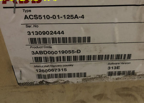 De Omschakelaarsaandrijving acs510-01-125a-4 55KW 380V 3 van ABB AC de Frequentieconvertor van het Fase Lage Voltage