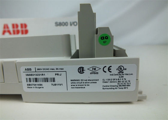 Eenheid van de de Modulebeëindiging van ABB de Nieuwe 3BSE013231R1 S800 I/O TU811V1 Compacte, MTU, 250V