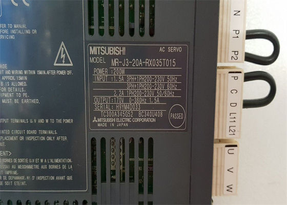 200W de Versterker1.5a Industriële DRIVE van MITSUBISHI M.-j3-20a-RX035T015 AC Servooutput 170V