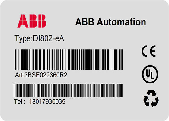 Module van de de Module DI802-EA 3BSE022364R2 Digitale Input van ABB DI802 3BSE022360R1 S800L I/O