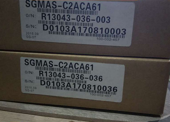 Industriële de Servomotorsgmas AC Servomotor van sgmas-C2ACA61 Yaskawa