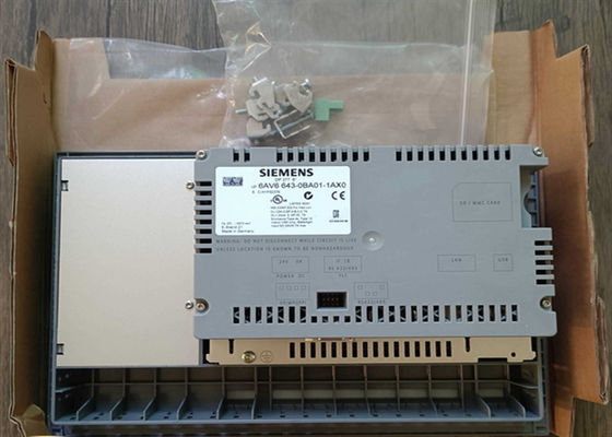 Van de het Touche screenexploitant van Siemens 6AV6 643-0BA01-1AX0 HMI Comité 6 Kleur