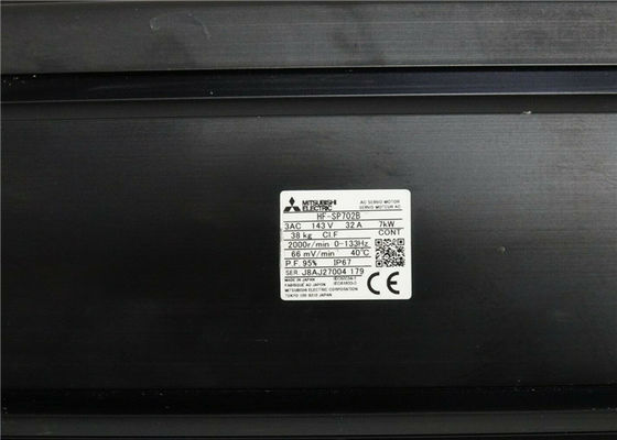 J3 de Servomotor 7.0KW HF-SP702B van Mitsubishi AC met Rem Industriële 2000rpm