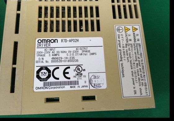 De Levering 1.6A 200V van OMRON R7D-BP02HH Servo AC 200VAC laadt 200 w-Chassis opzet