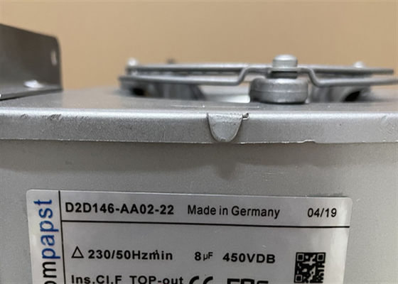 D2D146-AA02-22 industriële Centrifugaalventilatorabb EBM PAPST 230V 0.81A 290W 2250RPM Koelventilator