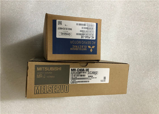 De Industriële Servoaandrijving M.-c40a-UE van Mitsubishi 400W met NIEUWE Motor hc-pq43-UE 4.5AMP 230V
