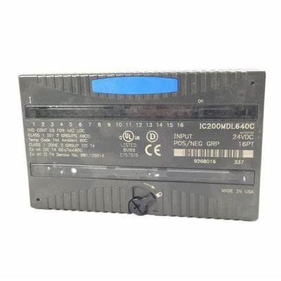 DE LOGICA VAN DE DE INPUTmodule VERSAMAX 24V GELIJKSTROOM POSITIVE/NEGATIVE VAN GE IC200MDL640 16 AFZONDERLIJKE PUNTEN