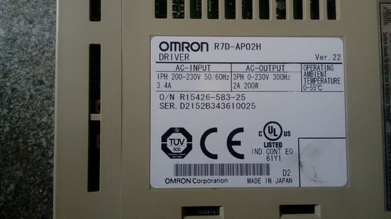 Servoac 100VAC de Leverings1a 100V Lading 50 van OMRON R7D-BPA5L de Enige faseinput van W