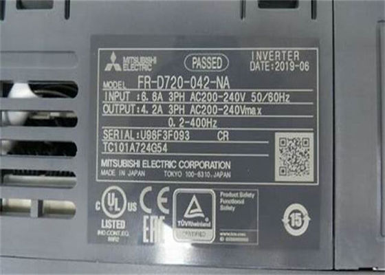 MITSUBISHI-DE AANDRIJVINGSomschakelaar 1 FASE 200-240 V AC 50/60HZ VAN FR-D720-042-NA