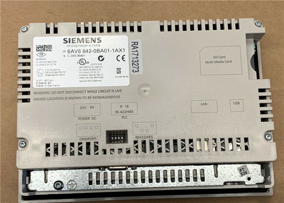 6AV6642-0BA01-1AX1 de kleurenvertoning van Siemens SIMATIC TP177B 6“ PN/DP STN 256