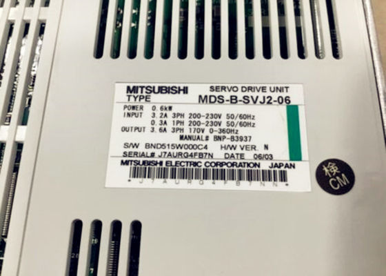 De elektrische Servoaandrijving van Mitsubishi Ac, mds-B-svj2-06 Industriële AC Servoasaandrijving
