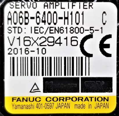 CONTROLEERT SERVOversterker 6 VAN FANUC A06B-6400-H101 AS EEN ROBOT R-30IB