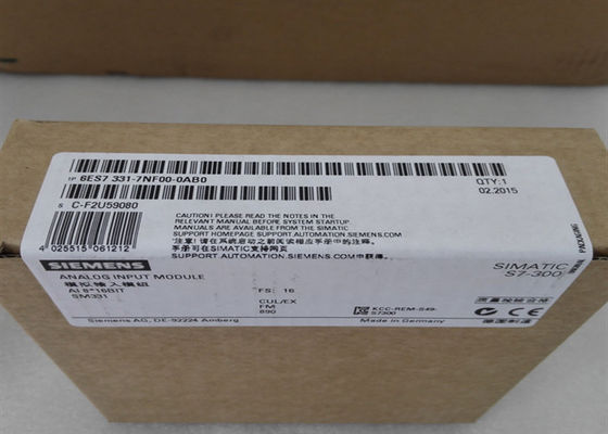 Overtollige de Voedingmodule Simatic S7-300 van 6ES7331 ‐ 7NF00 ‐ 0AB0 Siemens